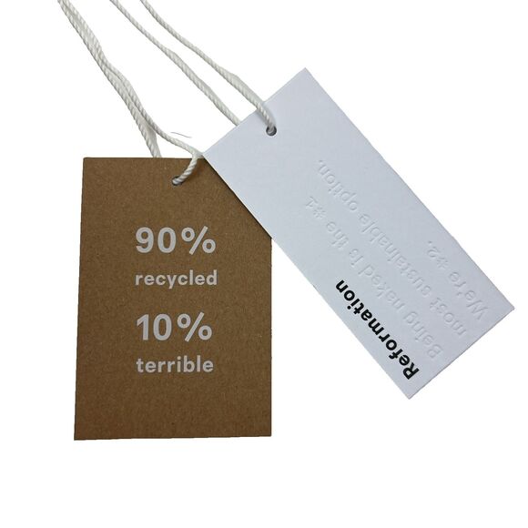 Reformation Garrett Cashmere Cropped Turtleneck Sweater Size L Oatmeal Knit NWT - Picture 11 of 16